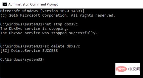 Dbxsvc Windows Service what is it and how to Disable Process.